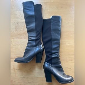 ALDO knee high black boots with 3-inch heel
